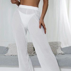 SHEIN Sheer Beach Pants